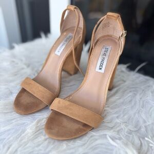 Tan Suede Steve Madden Heels